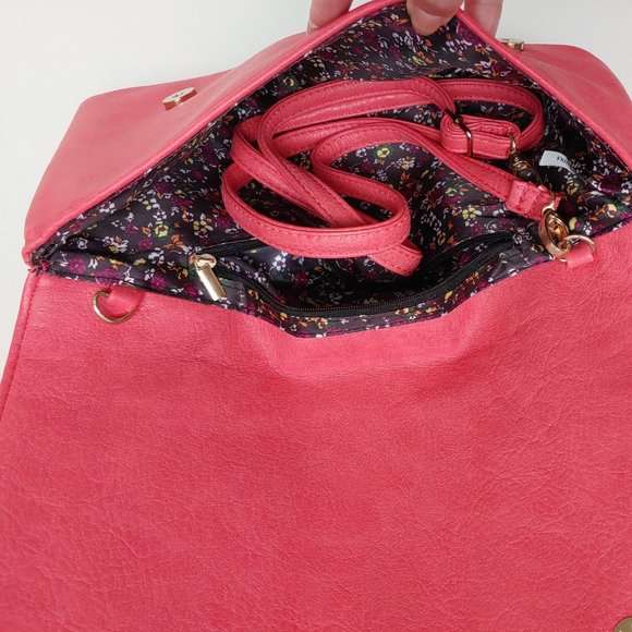 🎃 Leather look Crossbody Clutch with Bow • Gold - Picture 4 of 5